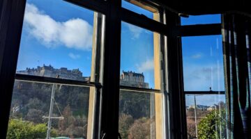View from 100 Princes Street to the Castle